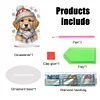 Diamond Painting Winter Dog Tabletop Ornaments Kit for Office Desktop Decor