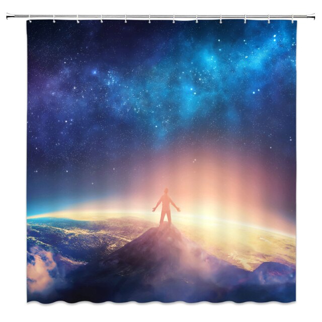 

Shower Curtain – Night landscape-180*180cm, 501 Original