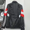 2024/2025 Manchester United Black Windbreaker Red Edge Soccer Jersey 1:1 Thai Quality