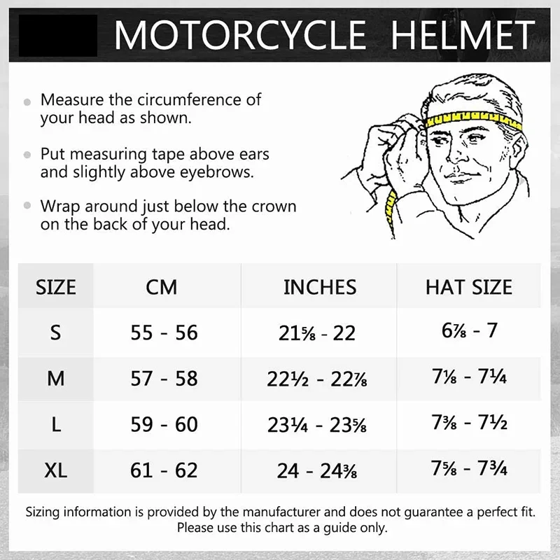 Full Face Motorcycle Street Bike Helmet