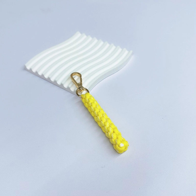 Miu Home Bag Hanging Hot Handmade Braided Pendant Colorful Fashionable Unique Key Shape Car Keychain