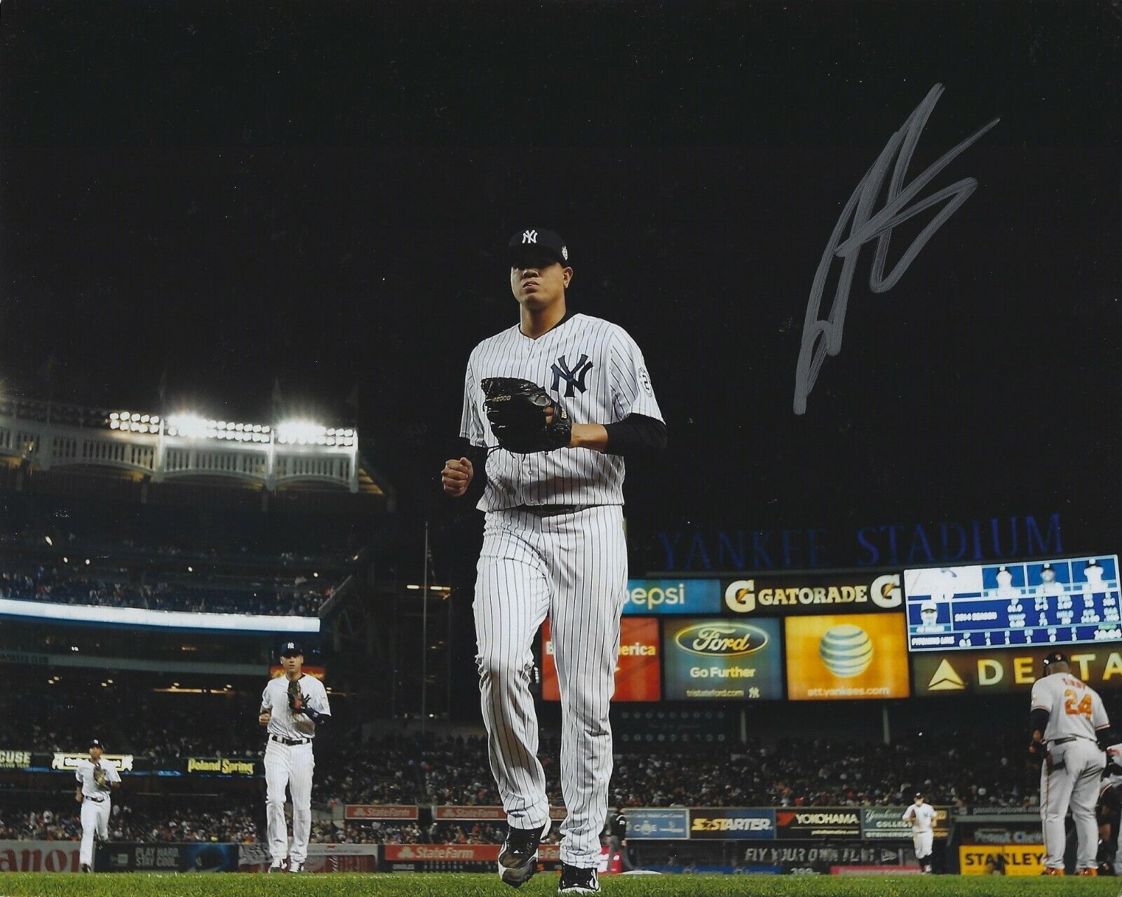 Autographed DELLIN BETANCES New York Yankees 8x10 Photo Poster painting w/ COA