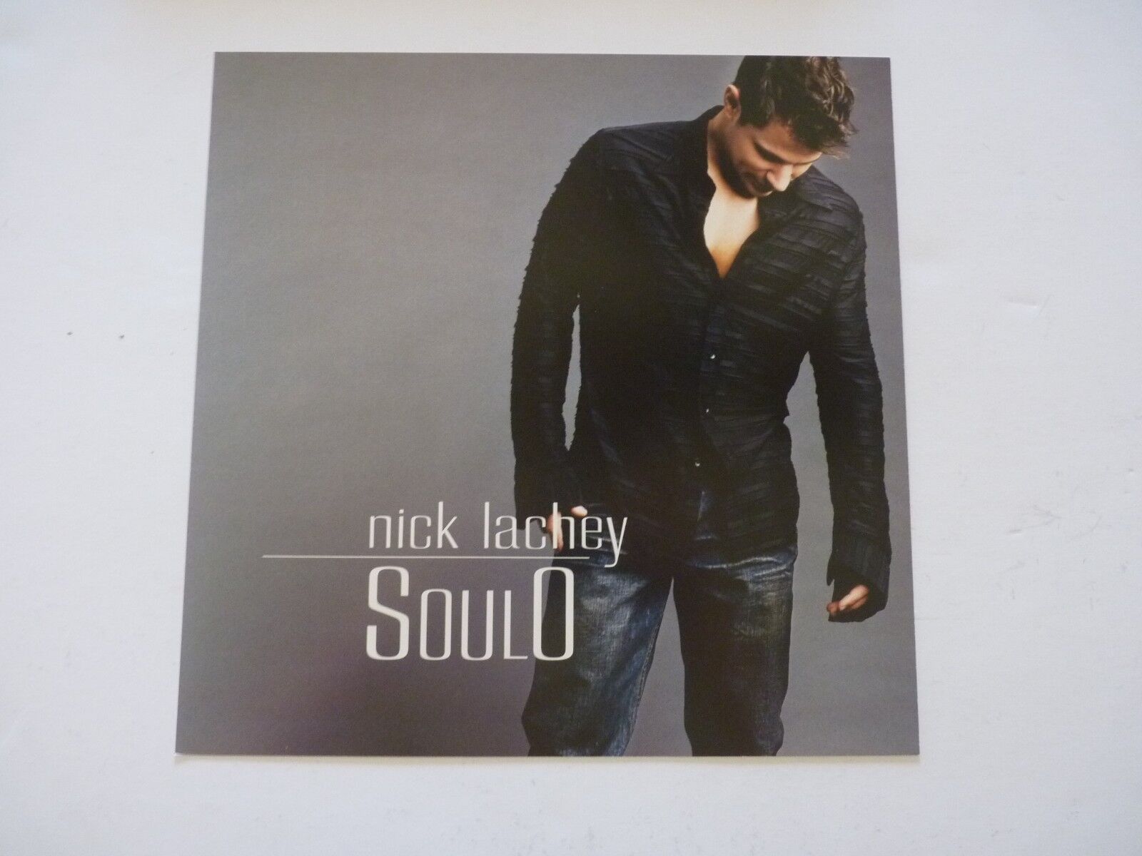 Nick Lachey SoulO LP Record Photo Poster painting Flat 12x12 Poster