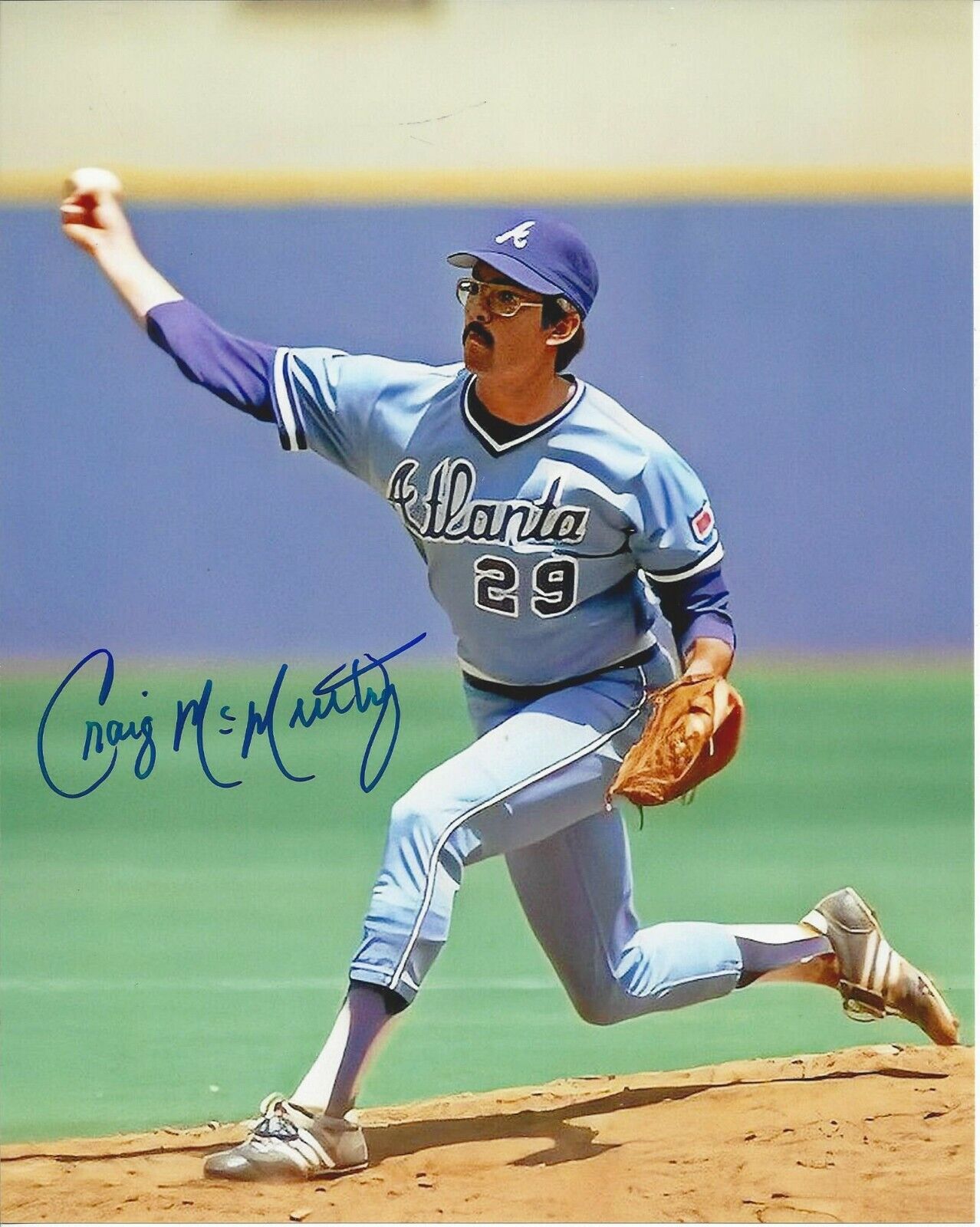 Craig McMurtry Autographed 8x10 Atlanta Braves#3