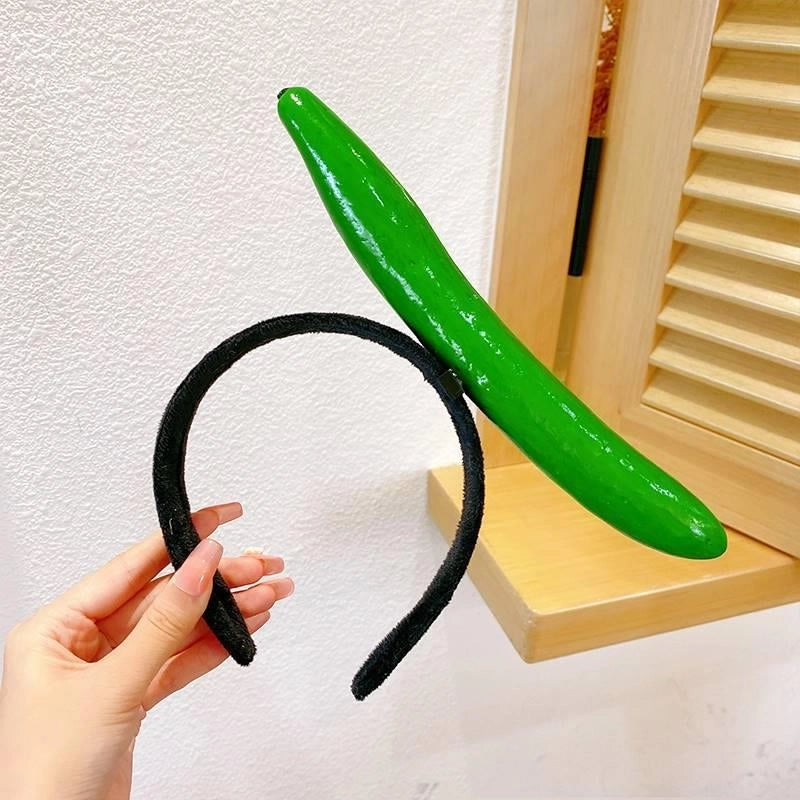 Women’s Cute Fruit Vegetable Mixed Materials Hair Band