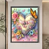 【Limited Stock Sale】Love Pansies-Full Round Diamond Painting 50*60CM