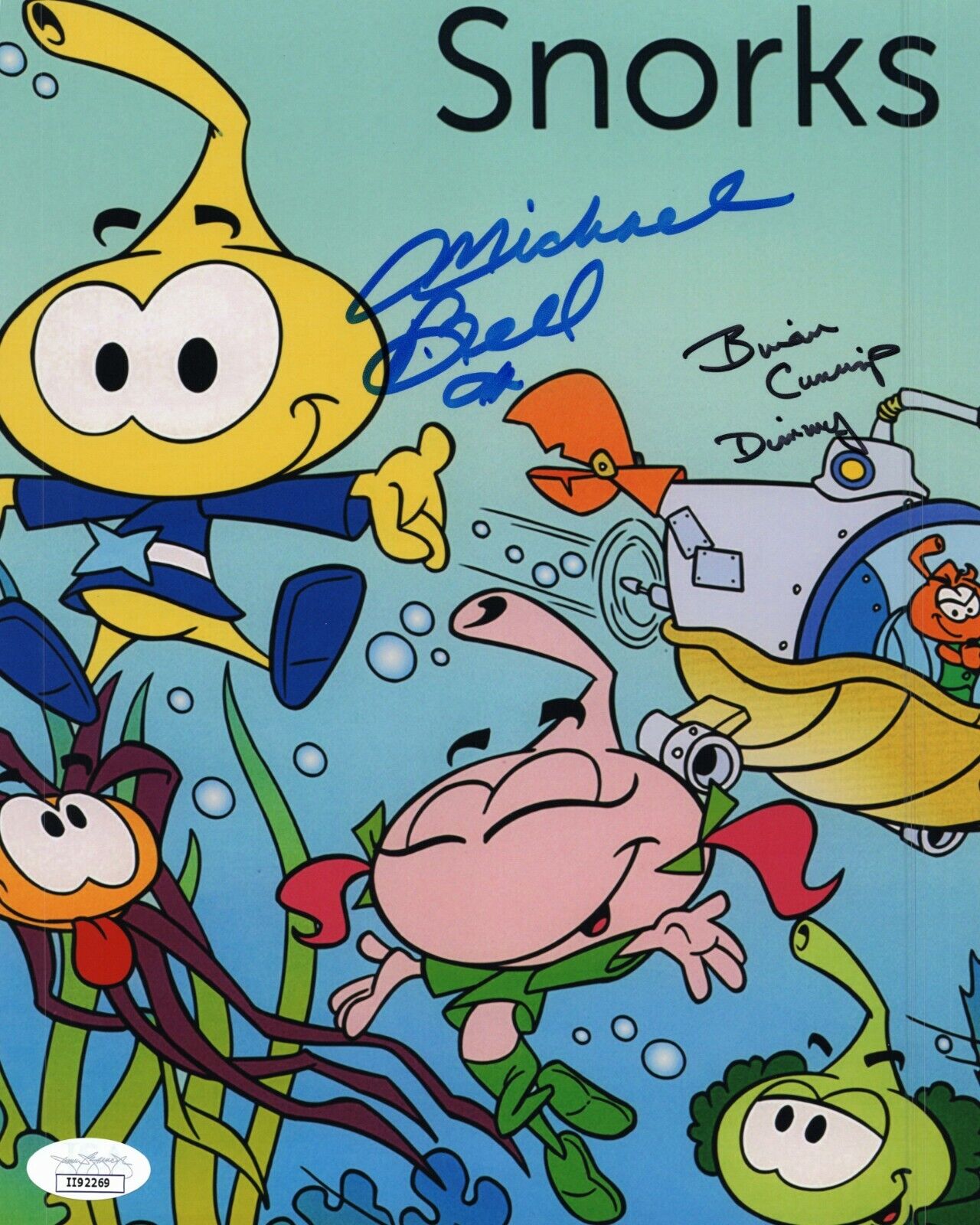 MICHAEL BELL & BRIAN CUMMINGS Authentic Hand-Signed SNORKS