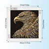 Kits sp&eacute;ciaux de peinture en diamant en forme d&rsquo;aigle en forme de per&ccedil;age partiel DIY pour adultes d&eacute;butants d&eacute;coration int&eacute;rieure peintures de diaman