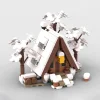 Moc The Mini  A-Frame Cabin - Winter Version