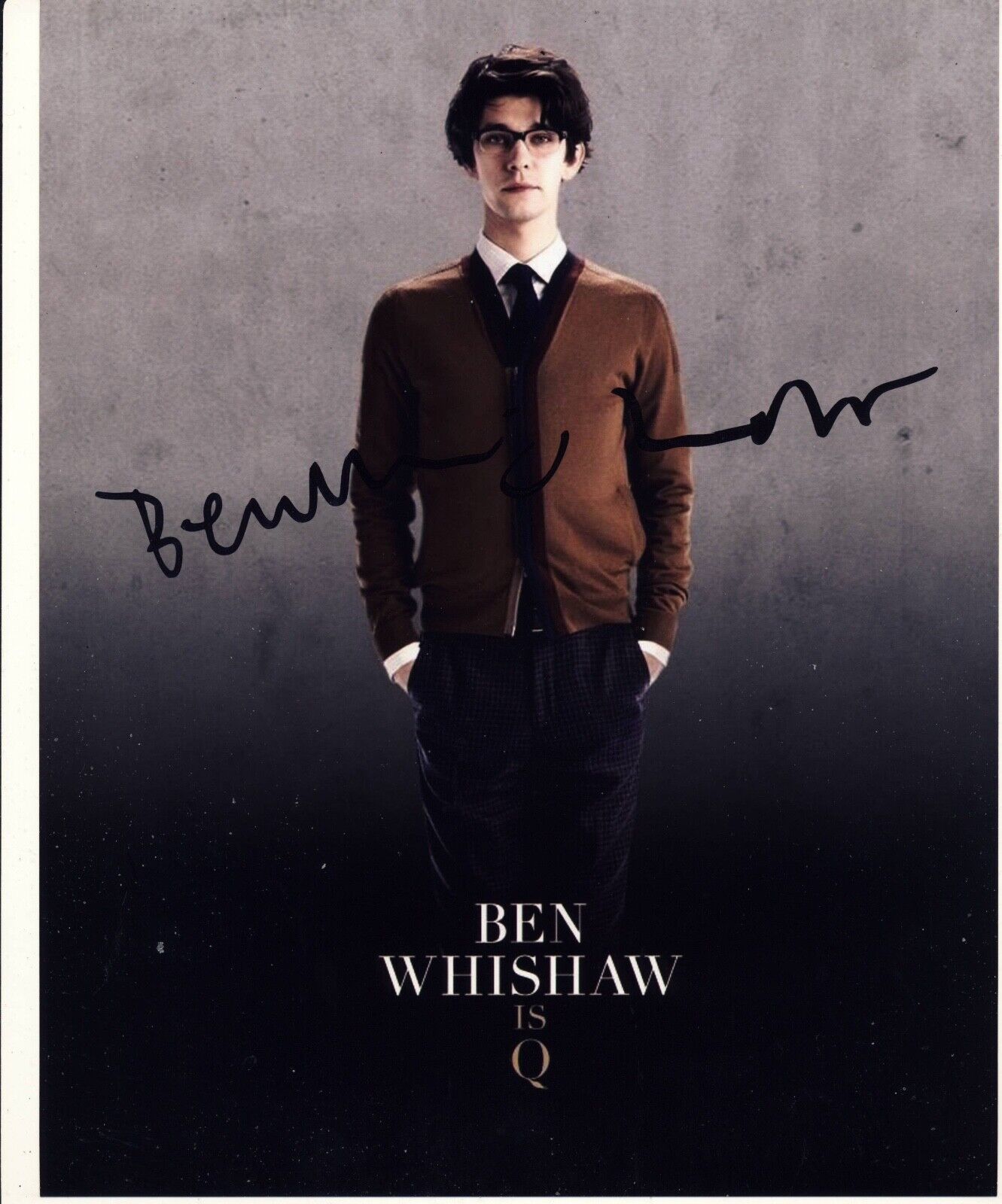 Ben Whishaw Autograph JAMES BOND SKYFALL Signed 10x8 Photo Poster painting AFTAL [A0189]