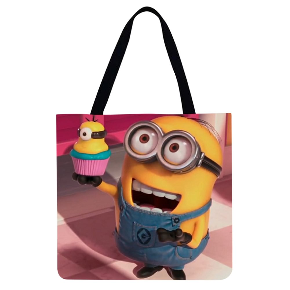 Linen Tote Bag-Anime cartoon