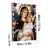 Framed Diamond Painting - Special Shaped - Our Lady (30x40cm)