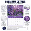 2027 New DIY Diamond Painting Flower Wall Calendar Kit 12-Month Flip Calendar Design Home Decor