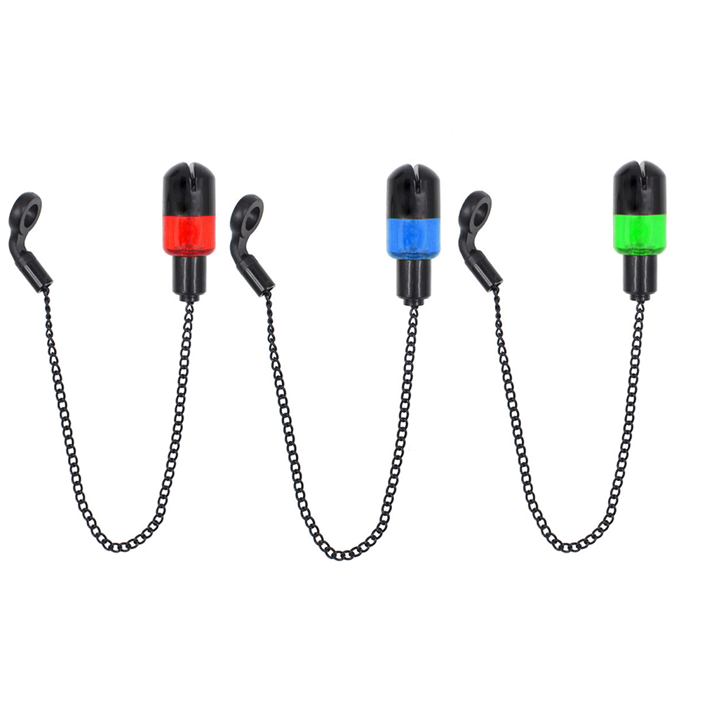 

Fishing Alarm Chain Hanger Wiggler LED Illuminated Bite Indicator Tackles, Green, 501 Original