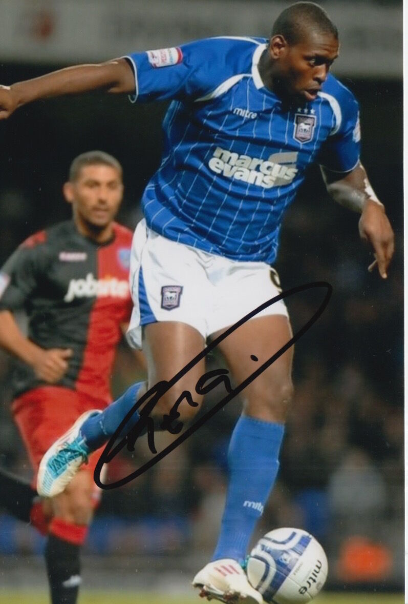 IPSWICH TOWN HAND SIGNED JAY EMMANUEL THOMAS 6X4 Photo Poster painting 2.