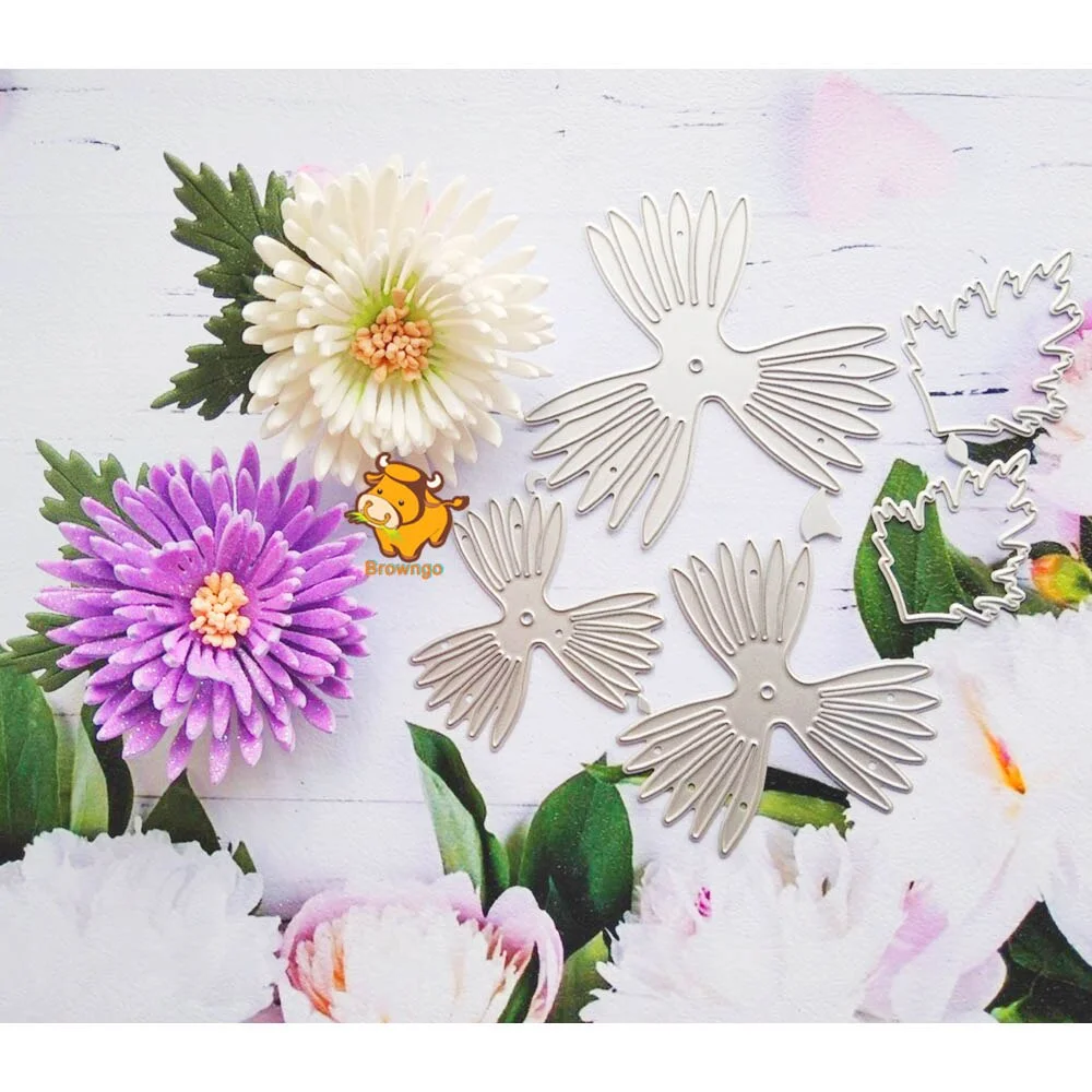 Beautiful Many Flower Series Metal Cutting Dies Stencil Template For DIY Scrapbooking Embossing Paper Cards Album Making Dies