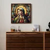 Diamond Painting-DIY Full Round Drill Stained Glass Art Virgin Mary