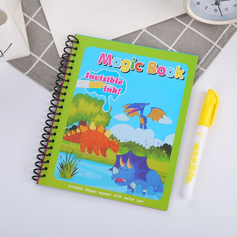 Kids Coloring Book Baby Puzzle Water Graffiti Water Picture Book Repeated Use Magic Album Creative Gift