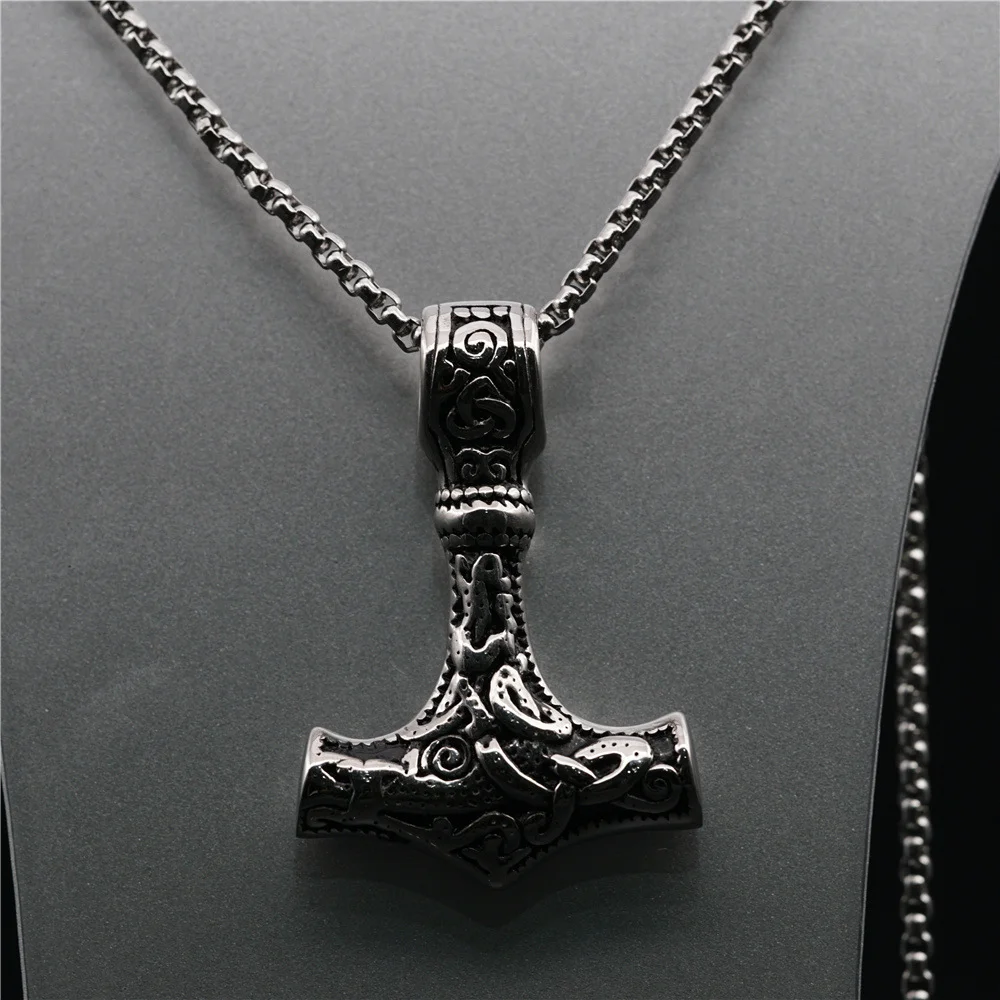 Celtic ancient thor's hammer necklace
