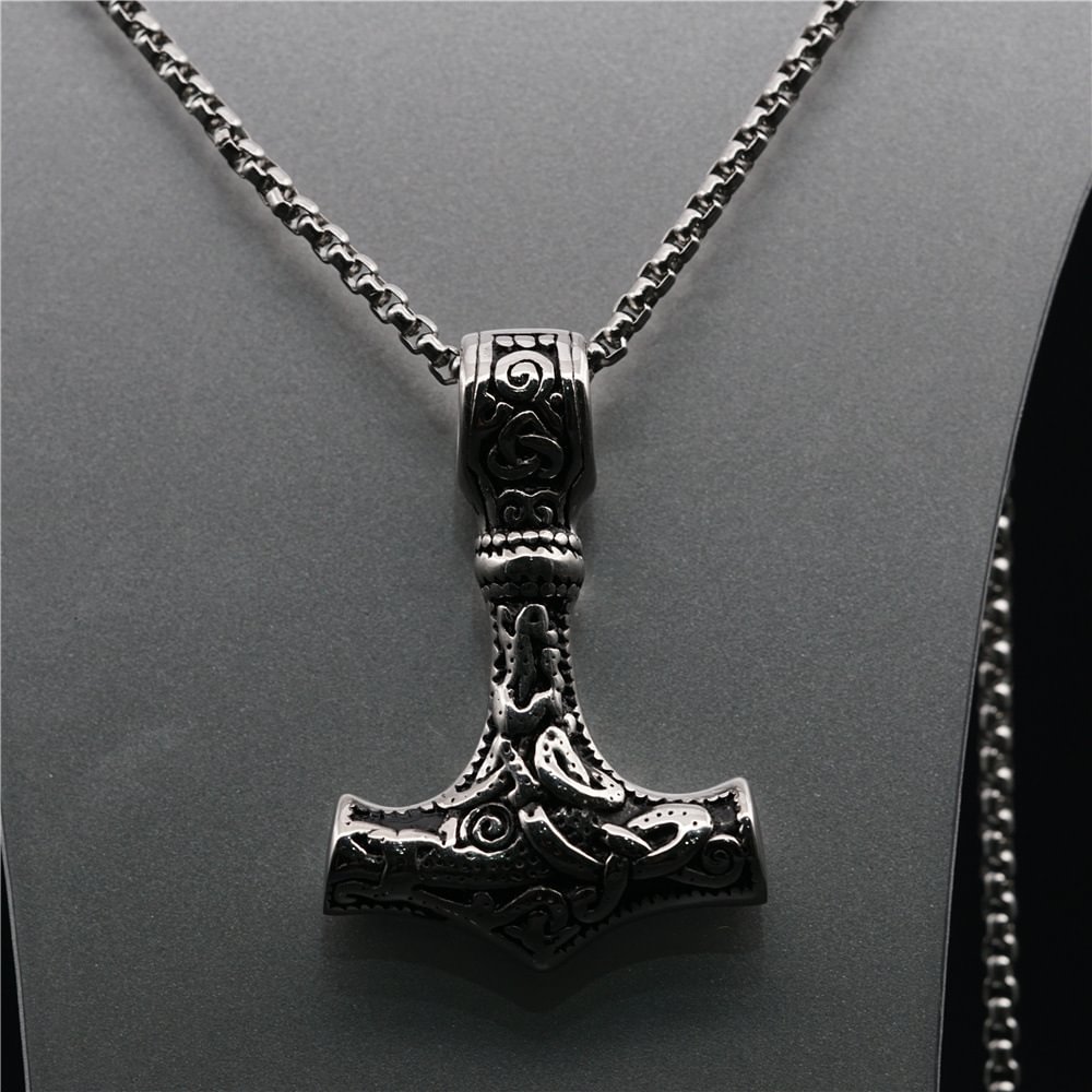 Celtic ancient thor's hammer necklace
