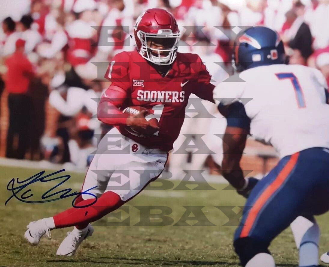 Kyler Murray Oklahoma Sooners 8x10 autographed Photo Poster painting Reprint