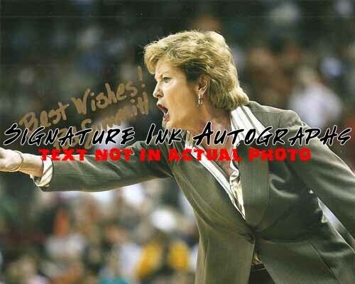 Pat Summitt Tennessee HOF Signed Auto 8x10 Photo Poster painting reprint