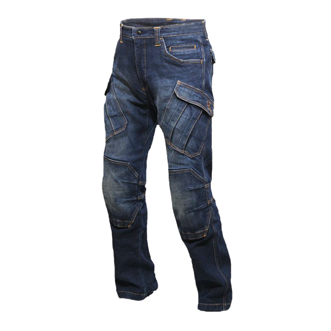 Mens Multi-pocket Wear-resistant Jeans