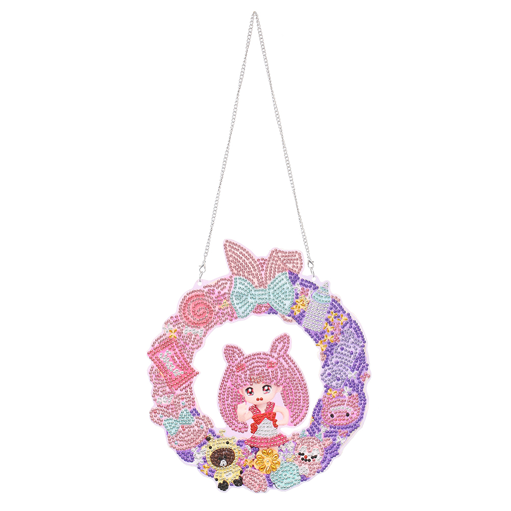 

Anime Cartoon Sailor Moon Wreath - 5D DIY Craft Pendant - 23*23CM, 501 Original