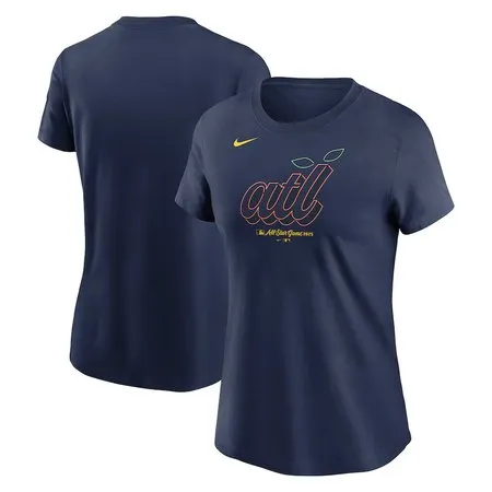 Women's  Navy 2025 MLB All-Star Game T-Shirt