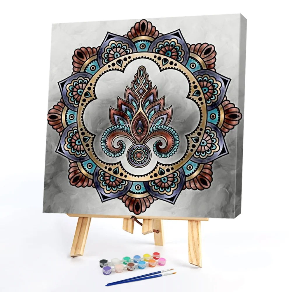 Abstract Mandala - Paint By Numbers(40*40CM)