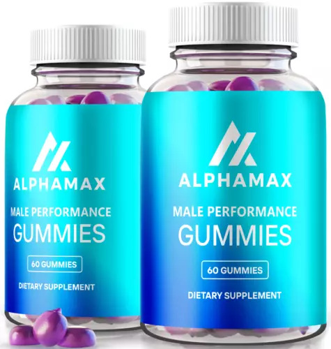 (2 Pack) Alpha Max Gummies For Men, Alphamax Male Performance Gummies ...