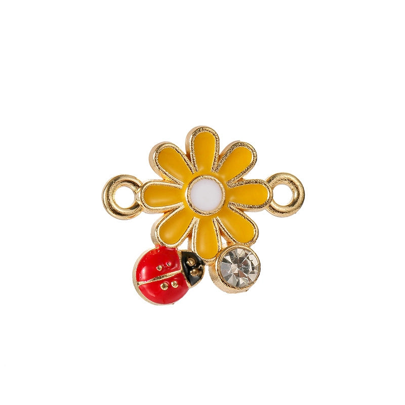 10 PCS/Package 21*15mm Alloy Animal Fruit Flower Pendant