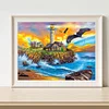 Diamond Painting -DIY Full Square Drill Sea House