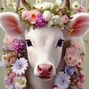 >SALE<5D DIY Full Round Drill Diamond Painting Sheep Flowers Kit Decor 30x30cm