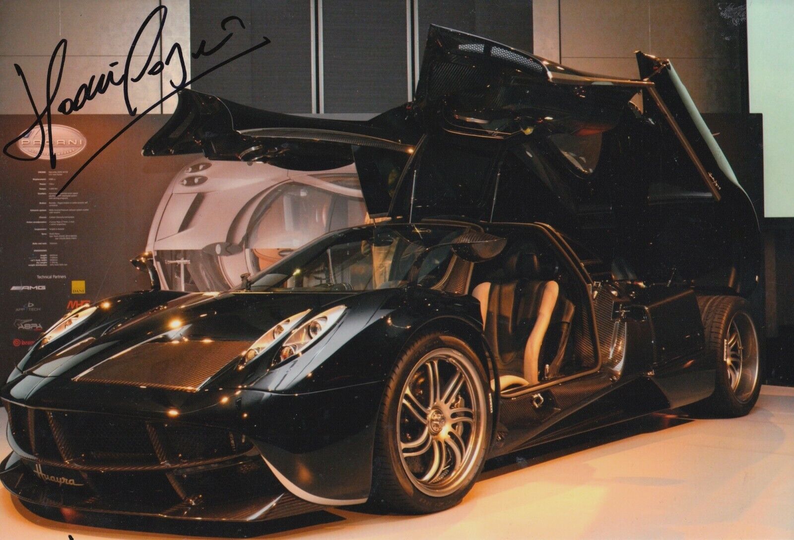 Horacio Pagani Hand Signed 12x8 Photo Poster painting - Pagani Automobili S.p.A Autograph 1.