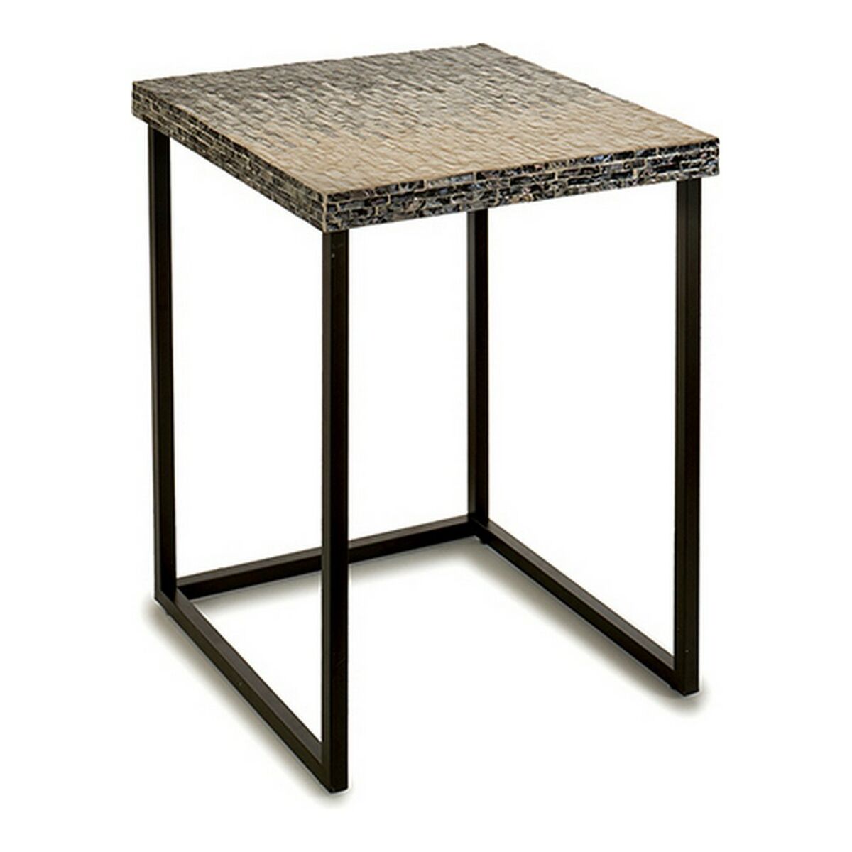 Side table Gift Decor Grey Mother of pearl 47 x 62 x 47 cm