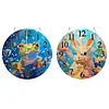 (US Local)Acrylic Special Shape Frog 5D Diamond Painting Clock Art Craft for Home Decor