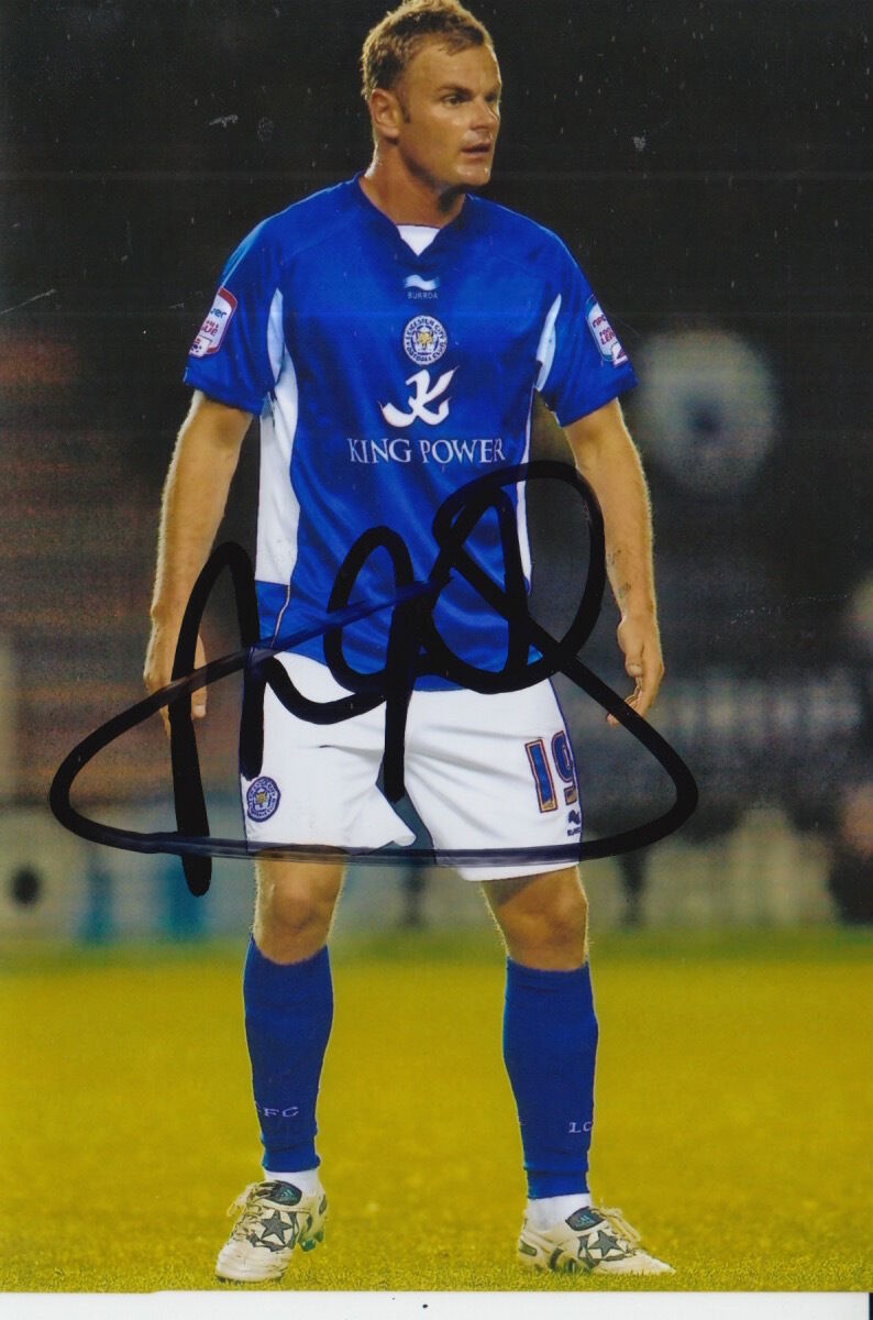 LEICESTER CITY HAND SIGNED RICHIE WELLENS 6X4 Photo Poster painting 1.