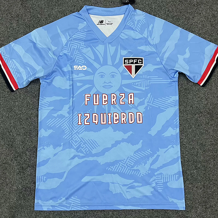 24-25 Sao Paulo pre-match blue jersey
