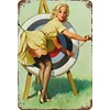 Pin Up Girl 1950s Woman - Vintage Metal Signs - 20*30cm/30*40cm