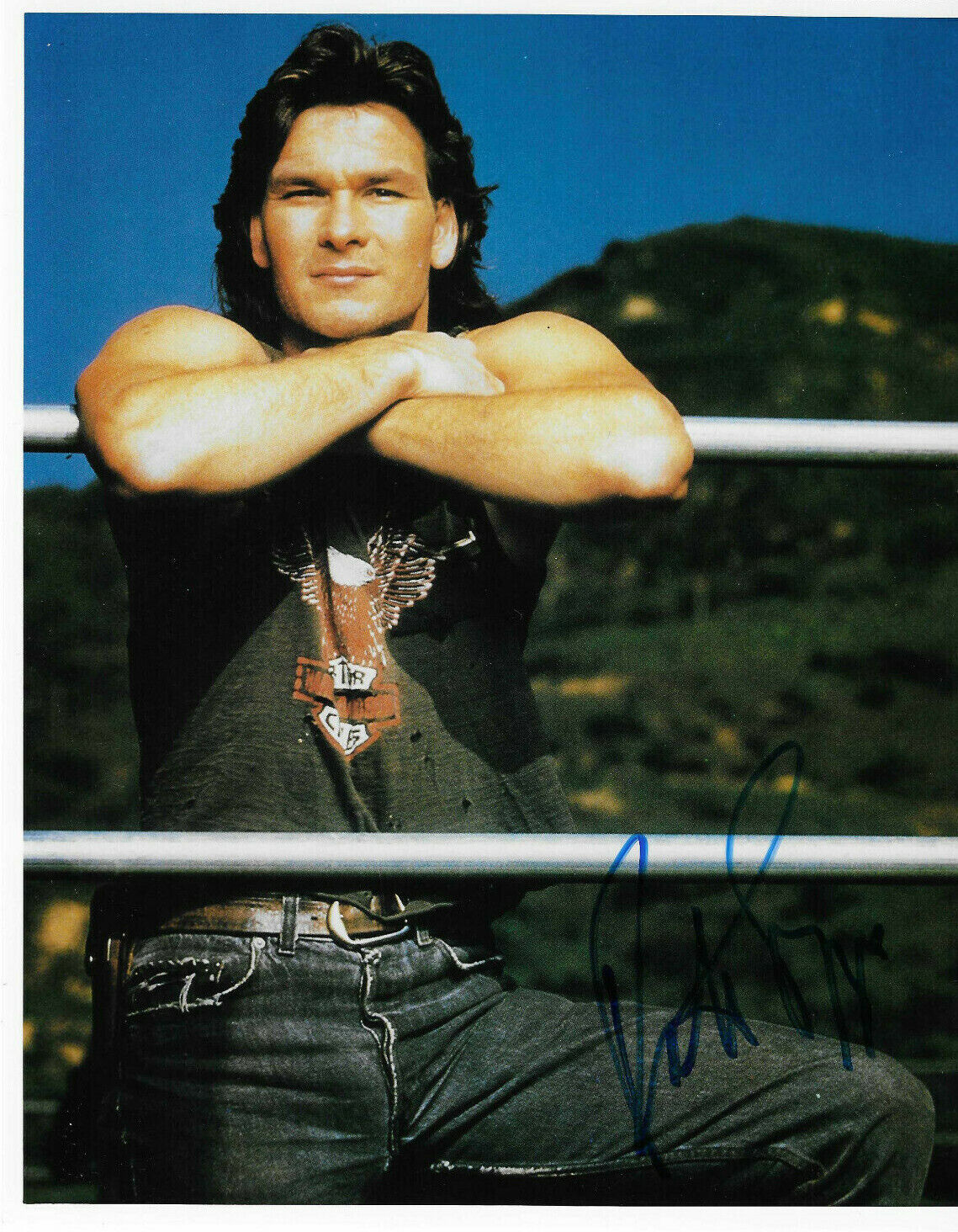 Patrick Swayze Authentic Signed 8x10 Photo Poster painting Autographed, Actor, JSA LOA