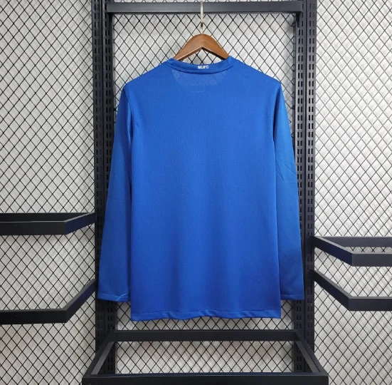 Retro 2008/2009 Manchester United Long Sleeve Away Football T-Shirt Thai Quality