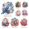  5D DIY Special Shape Diamond Painting Desk Ornament Flower Cage Birds Decor Kit