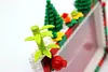 Chirstmas DIY Building Block Photo Frame Kit,Creative Handmade Assembled Photo Frame Handmade Craft Gift Home Tabletop Display Decor