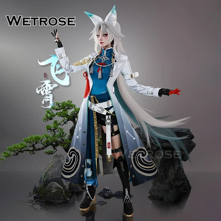 【Wetrose】SSR Feixiao Honkai Star Rail Cosplay Costume Wig Full Set