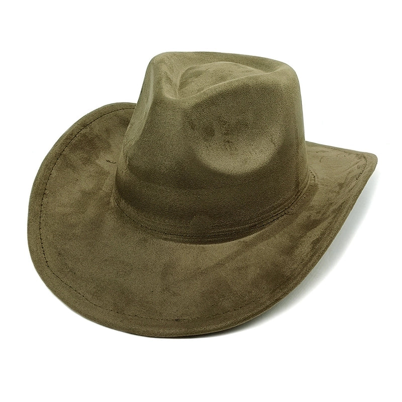 Women’s Classic Style Solid Color Flat Eaves Fedora Hat