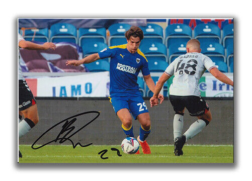 RYAN LONGMAN HAND SIGNED 6X4 Photo Poster painting - AFC WIMBLEDON - FOOTBALL AUTOGRAPH 1.