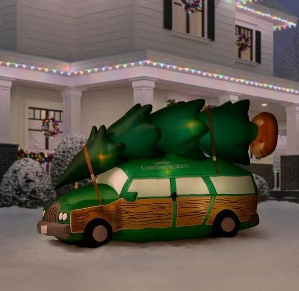 🔥kukelife🔥Christmas-8 ft inflatable national lampoons christmas vacation station wagon
