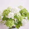 Real Touch Moisture 3 Stems Snowball Hydrangea Artificial Flower
