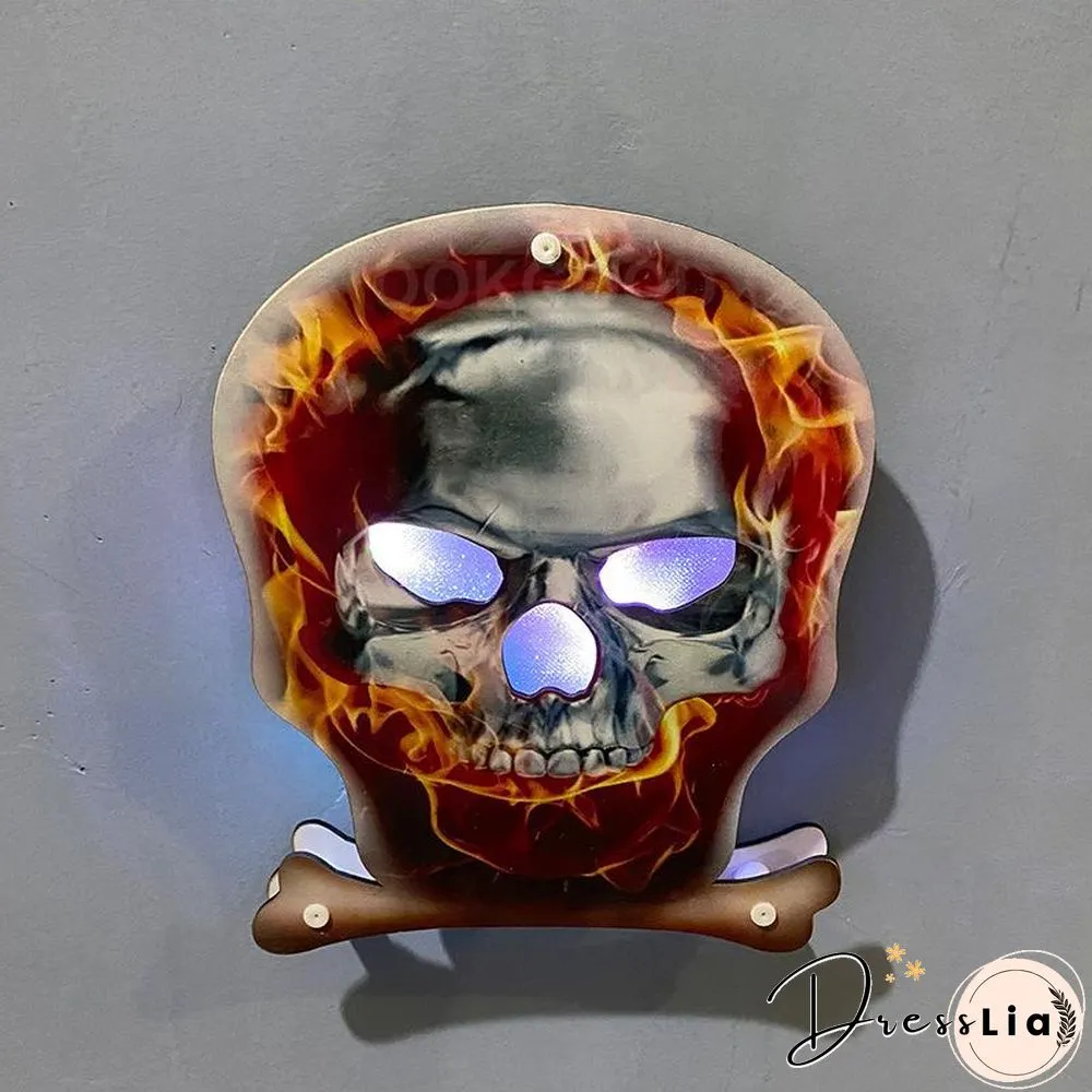 Wooden Halloween Themed LED Light For Holiday Decoration